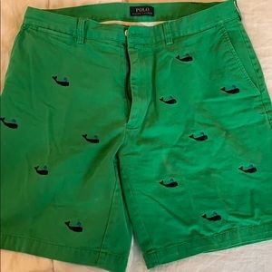 Polo Ralph Lauren Green Whale Shorts